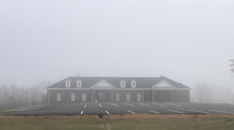 office in fog